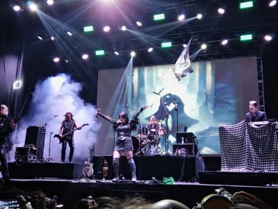 Festival performance by Lacrimosa on 3 May in 
São Paulo --
Photo by Eduardo Ganança
