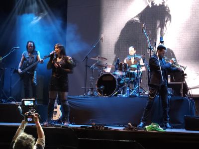Festival performance by Lacrimosa on 3 May in 
São Paulo --
Photo by Eduardo Ganança
