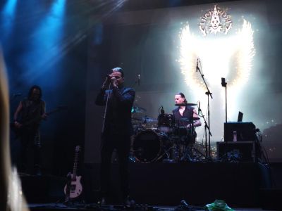 Festival performance by Lacrimosa on 3 May in 
São Paulo --
Photo by Eduardo Ganança

