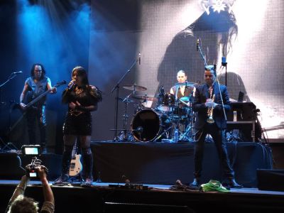 Festival performance by Lacrimosa on 3 May in 
São Paulo --
Photo by Eduardo Ganança
